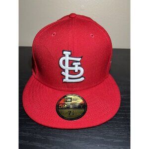 New Era 59Fifty St. Louis Cardinals Fitted Hat Red Men's 7 7/8 2006 series